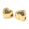 Brass Micro Pave Cubic Zirconia Beads KK-I705-11G-3