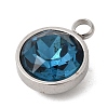 Birthstone Theme September 304 Stainless Steel Pendants STAS-G082-17P-09-2