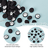   50Pcs Cloth Shank Buttons BUTT-PH0001-27B-4