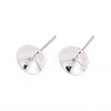 925 Sterling Silver Stud Earring Findings STER-K167-027D-S-1