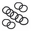 Polyester Hair Accessories OHAR-TADJ0099-01-3