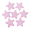 8Pcs Star with Lattice Computerized Embroidery Polyester Iron on/Sew on Patches PATC-TA0001-49A-3