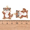 Alloy Enamel Pendants AL-CBA5FAE-02G-B-2