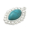 Dyed Synthetic Turquoise Pendants LS-STAS-G374-05S-09-2