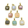 Natural Mixed Stone Pendants G-O176K-G-1