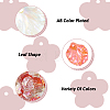 Cheriswelry 120Pcs 6 Colors Transparent Acrylic Pendants MACR-CW0001-08-14