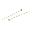 Brass Eye Pins KK-H502-02G-G-2