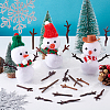 240Pcs 6 Styles Resin Snowman Hands DIY-GA0008-15-4