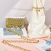 Polyester Metallic Thread & Sequins Lace Tassel Ribbon OCOR-WH0105-237A-5