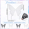2Pcs 2 Colors Lace Iron on/Sew On Patches PATC-GF0001-54-2