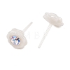 Hypoallergenic Bioceramics Zirconia Ceramic Stud Earrings EJEW-C111-10B-3