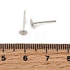Rack Plating Iron Ear Studs Findings IFIN-M029-06P-NR-4