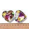 Electroplate Glass Charms EGLA-M028-01F-3