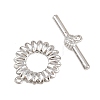 Brass Toggle Clasps KK-G548-34C-P-3