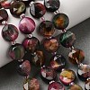 Dyed Natural Tiger Eye Beads Strands G-D105-A12-02-1