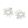 Tibetan Style Alloy Sun Pendants X-TIBEP-M020-09AS-3