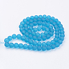 Transparent Glass Bead Strands GLAA-S031-10mm-37-2