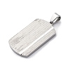 304 Stainless Steel Pendants STAS-U043-16P-2