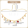 Aluminum Pendant Decorations HJEW-BM00066-2