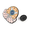 Evil Eye Alloy Enamel Brooch JEWB-K018-37C-EB-3