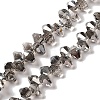Pearl Luster Plated Electroplate Beads Strands EGLA-H104-07A-PL01-1