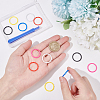 6 Pairs 6 Colors Plastic Decorative Accent Rings for Game Controller FIND-FH0005-23-3