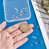 925 Sterling Silver Spring Gate Rings & Tube Bails & Lobster Claw Clasp & Open Jump Rings & Spacer Beads & Crimp Bead Cover FIND-PH0028-32-3