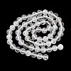 Natural Quartz Crystal Beads Strands G-Z164-B02-6mm-4