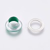 Iron Grommet Eyelet Findings IFIN-WH0023-A06-2