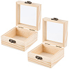 Wooden Storage Boxes WOCR-CL0001-02B-7