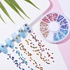 Acrylic Rhinestone Pointed Back Cabochons MRMJ-S028-001A-4