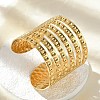 304 Stainless Steel Cuff Bangles for Women BJEW-Z096-06G-1