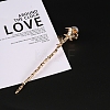 Rose Alloy Hair Sticks PW-WGE3429-01-1