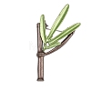 Electroplate Bamboo Shape Alloy Lapel Pins for Backpack Clothes JEWB-B037-01F-2