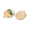 Brass Enamel Pendants KK-S368-09G-2