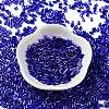 Baking Paint Glass Round Bugle Beads SEED-Z002-A-E12-2