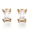 Brass Cubic Zirconia Charms KK-S350-367A-C-NF-3