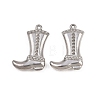 304 Stainless Steel Pendant Rhinestone Settings STAS-B167-19P-1