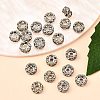 Brass Rhinestone Spacer Beads RB-A014-L6mm-01P-4