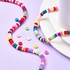 Handmade Polymer Clay Beads Strands X-CLAY-N008-008A-7