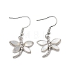 Rack Plating Brass Dangle Earrings for Women KK-CBA69D1-01P-02-4