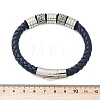 Braided Microfiber Leather Cord Bracelets BJEW-D304-16P-01-3