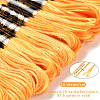 10 Skeins 6-Ply Polyester Embroidery Floss OCOR-CY0004-38G-2