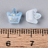 Frosted Transparent Acrylic Beads FACR-T009-01D-4