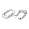 304 Stainless Steel Hoop Earrings for Women EJEW-Z026-33P-2