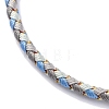 Polyester Cord Braided Bracelet Makings MAK-Z003-01P-17-2