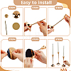 3Pcs 3 Styles Metal Candle Holder Sets DIY-WA0001-37EB-3