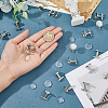 DICOSMETIC DIY Blank Dome Cufflinks Making Kit DIY-DC0002-60A-3