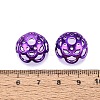 UV Plated ABS Bead Caps OACR-D316-04B-05-3