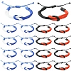 6Pcs Waxed Polyester Cord Bracelets BJEW-YW00018-01-2